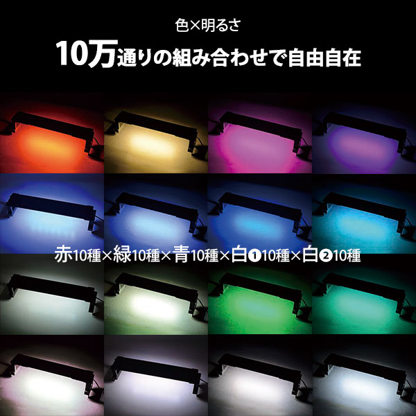 楽天市場】ゼンスイ LEDライト 150cm水槽用 マルチカラーLED II 1500