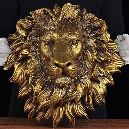 楽天市場】装飾品置物真鍮ライオンヘッドペンダントオーナメントリスト