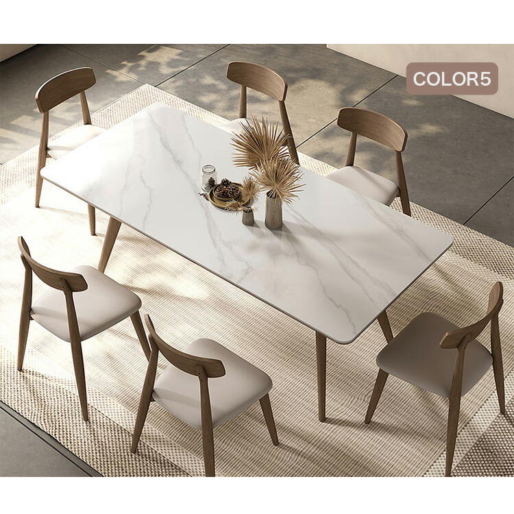 楽天市場】【楽天3位・3年保証】ダイニングテーブル セラミック 4人