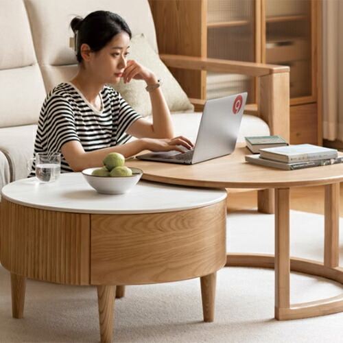 楽天市場】ネストテーブル 2点セット ローテーブル リビングテーブル