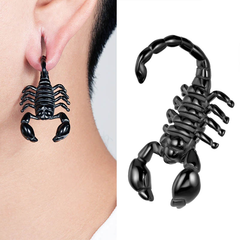 楽天市場】[8G ボディーピアス] 黒蠍 ボディピアス 8ゲージ 1個販売