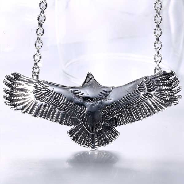 楽天市場】大鷲ステンレスペンダント イーグル ワシ タカ インディアン