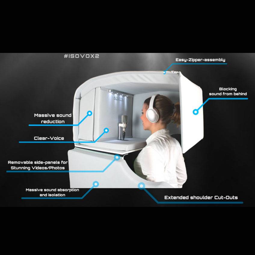 楽天市場】ISOVOX/ISOVOX 2【パーソナル録音ブース】【スタンド