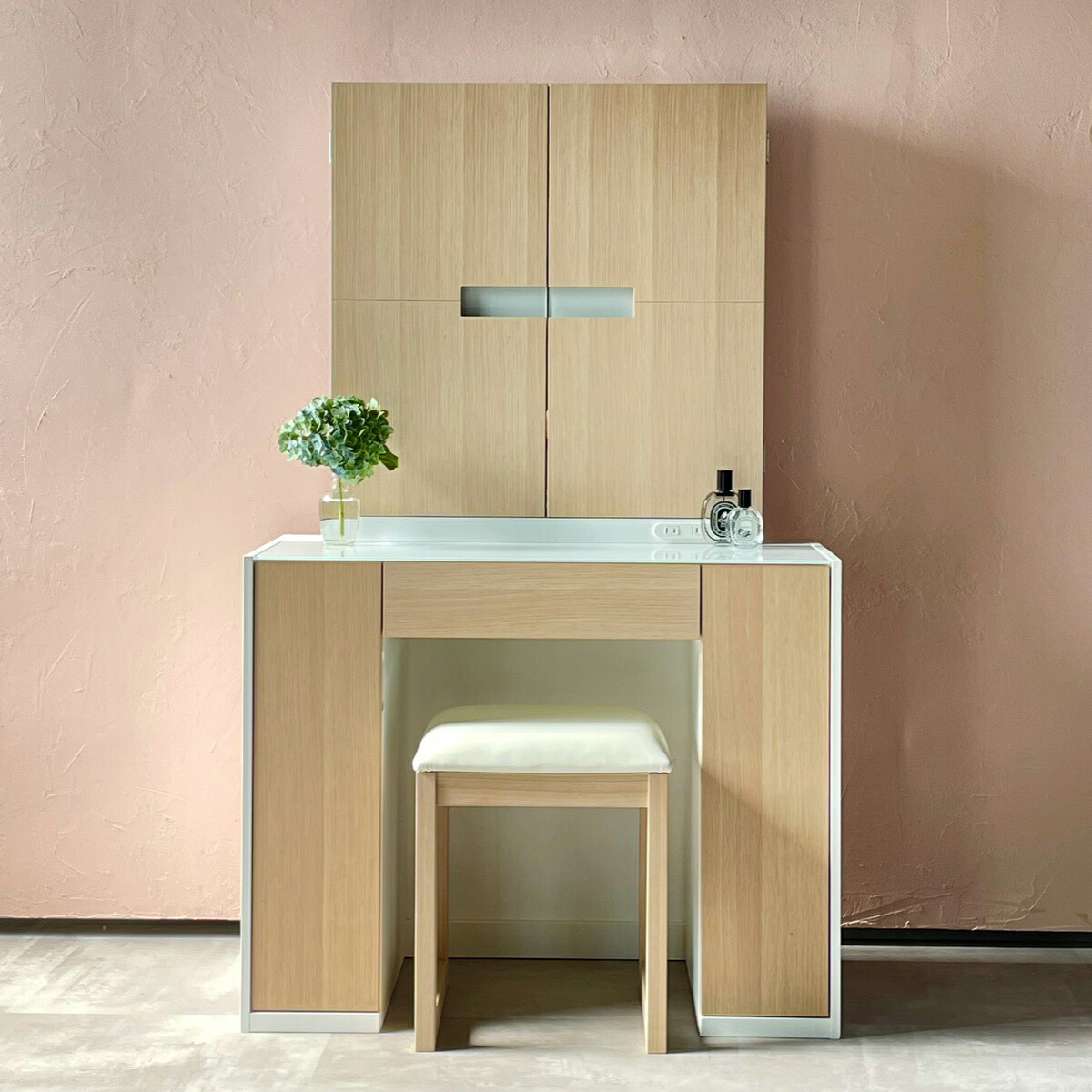 楽天市場】マスターピース ドレッサー モダン家具 女優ミラー 三面鏡