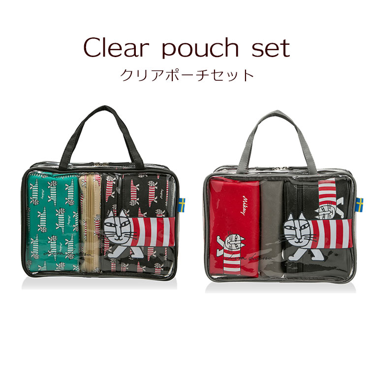 楽天市場】最大20％オフクーポン☆クリアバッグ ポーチセット リサ