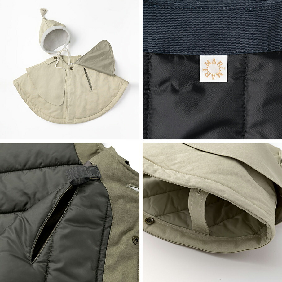 楽天市場】【全3色】MARLMARL マールマール：ケープ型アウター sonnet