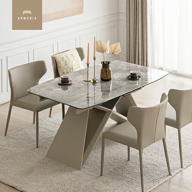 楽天市場】伸長式 ダイニングテーブル セラミック テーブル ダイニング