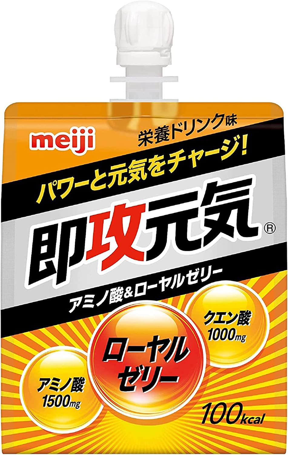 楽天市場】【送料無料】3ケース（108個）明治 即攻元気ゼリー180g