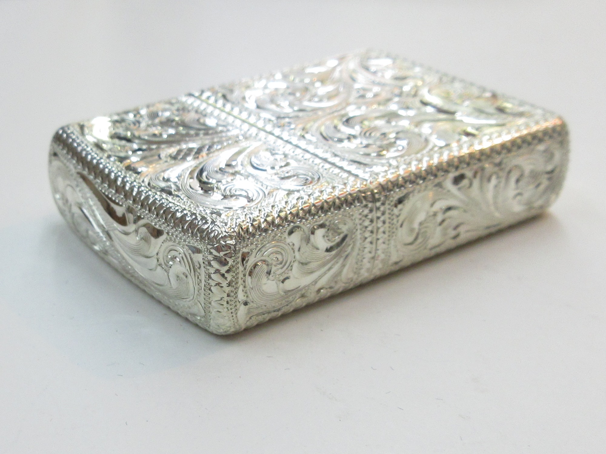 楽天市場】シルバーキング スターリングシルバー アーマーケースZippo