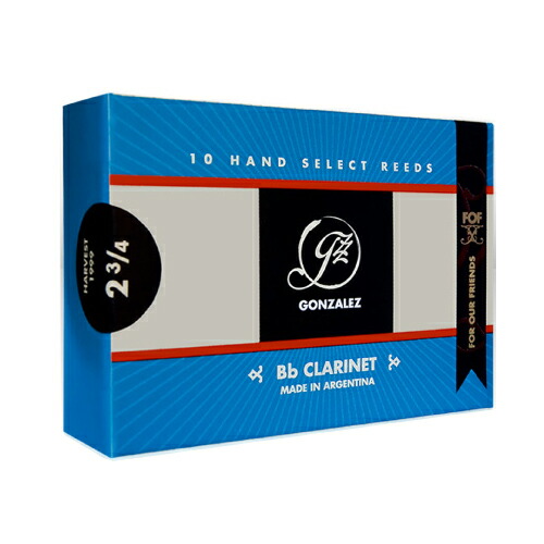 楽天市場】ゴンザレス B♭クラリネットリード FOF : 管楽器専門店 永江楽器