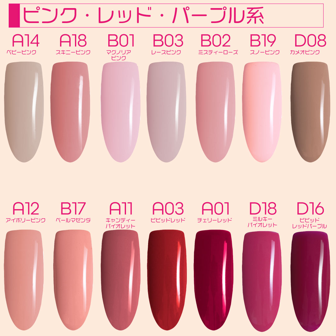 楽天市場】カラージェル 3g 10色 セット ジェルネイル ネイルパーツ