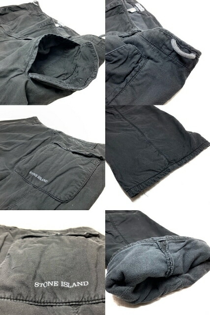 楽天市場】イタリア製 00s STONE ISLAND Cotton Pants 黒 44 ストーン