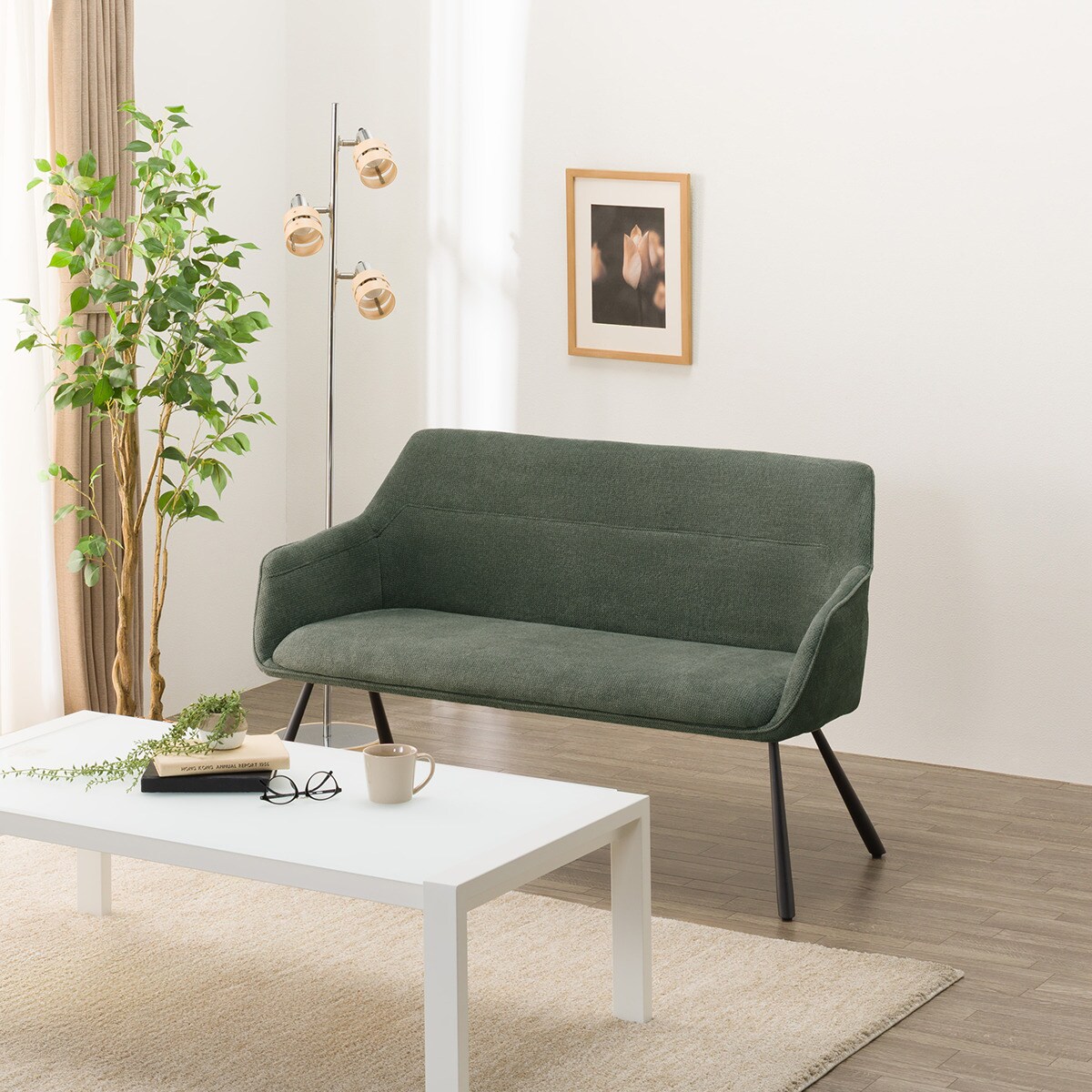 楽天市場】布張り2人掛けソファ(GN001) ニトリ 【配送員設置商品