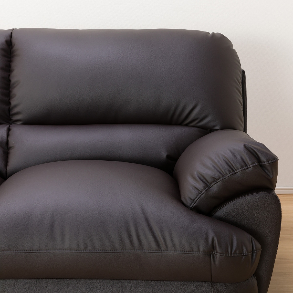 楽天市場】[幅170cm]ソファ 2人用ソファ 合成皮革ソファ 2人掛け 二人