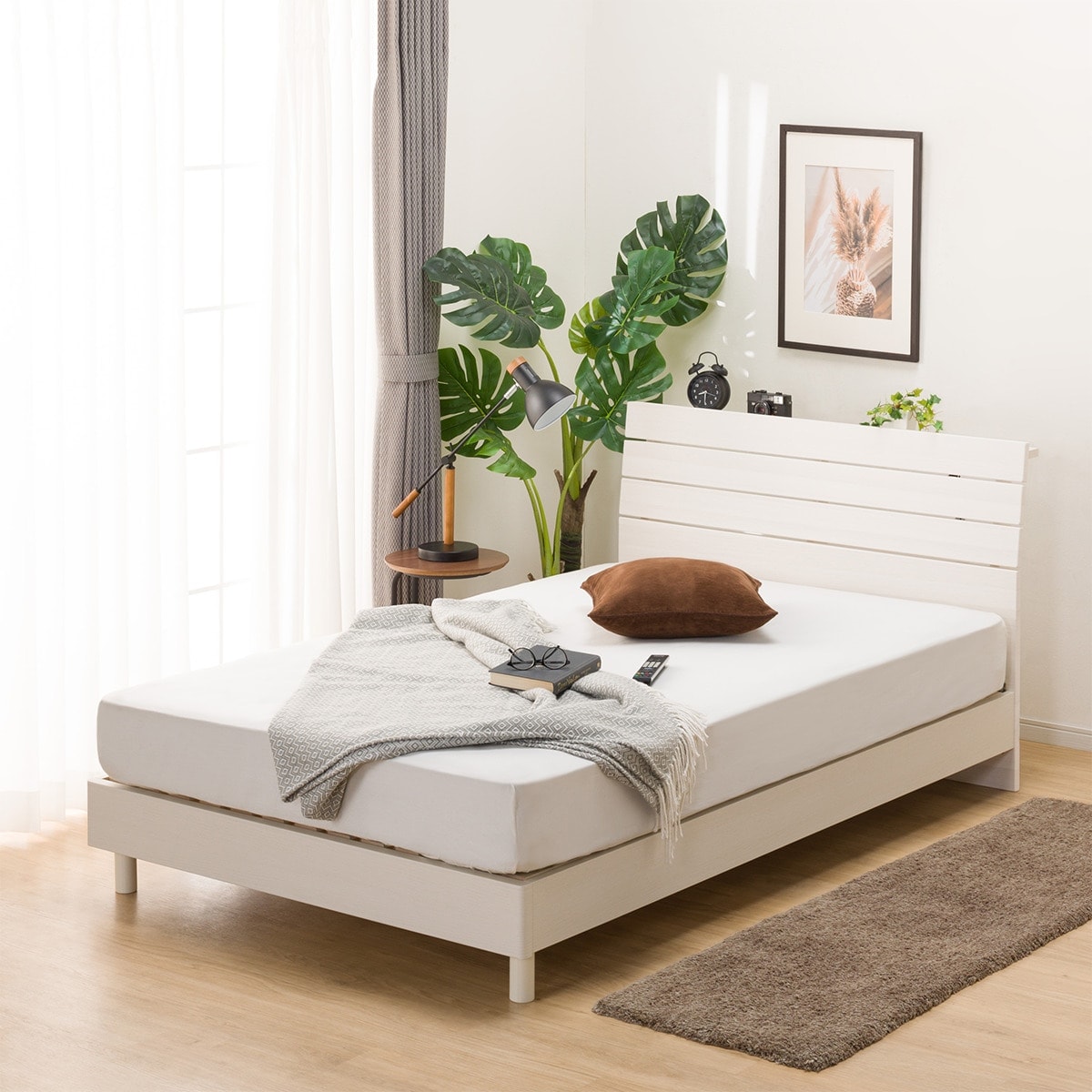 楽天市場】ベッドフレーム (EB-001 LEG/LOW) ニトリ 【配送員設置商品