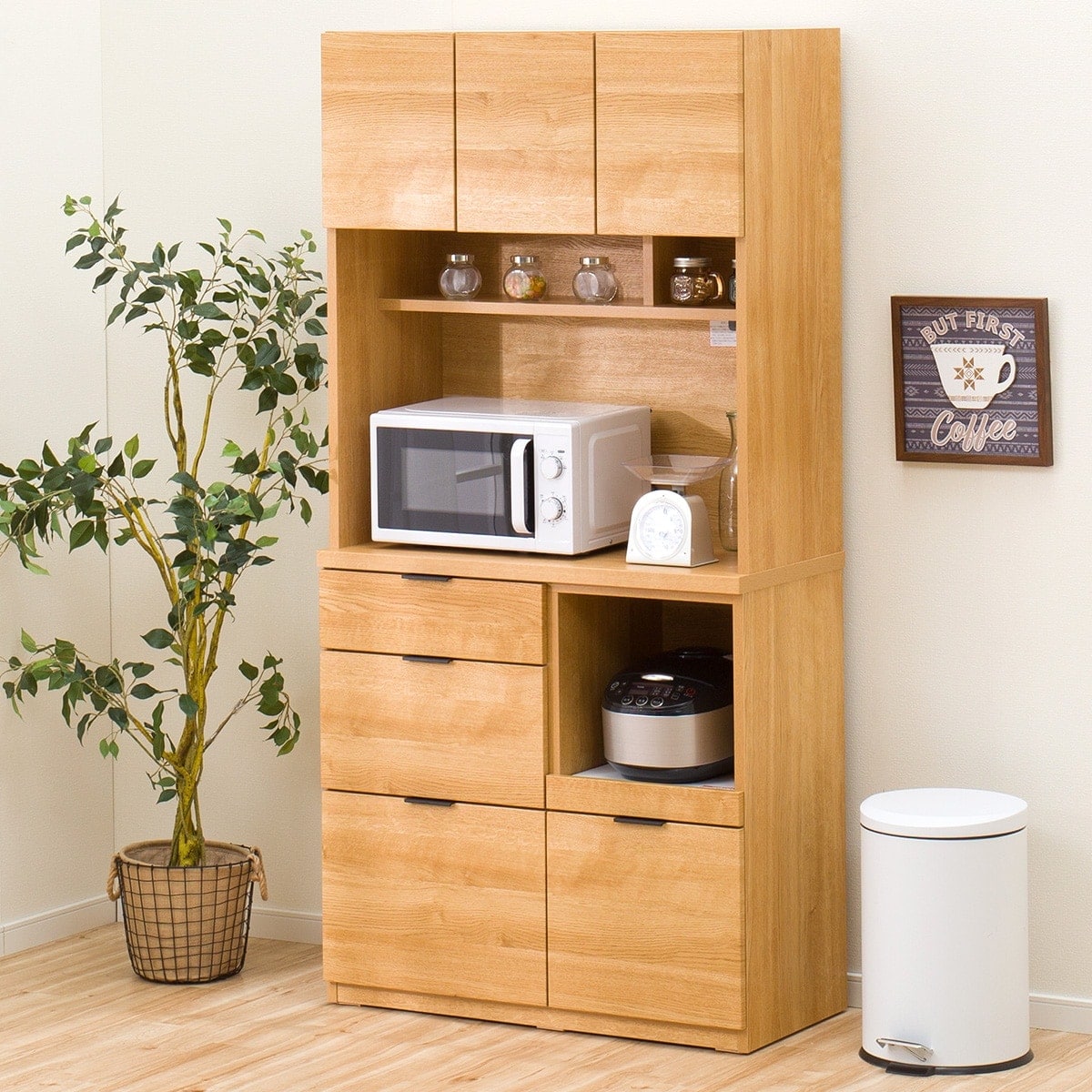 楽天市場】キッチンボード(エトナ90KB)【配送員設置商品】 ニトリ