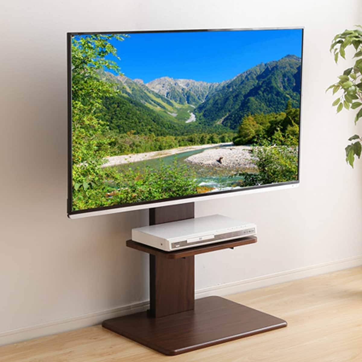 楽天市場】【棚付き】お部屋広々 壁寄せテレビスタンドWAT （ロー