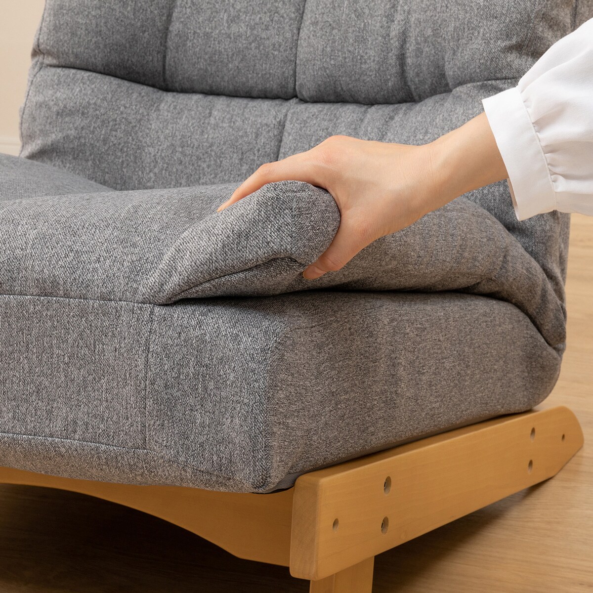 楽天市場】[幅60cm] リクライナーソファ (KJ-1 GYXNA) ニトリ 【玄関先