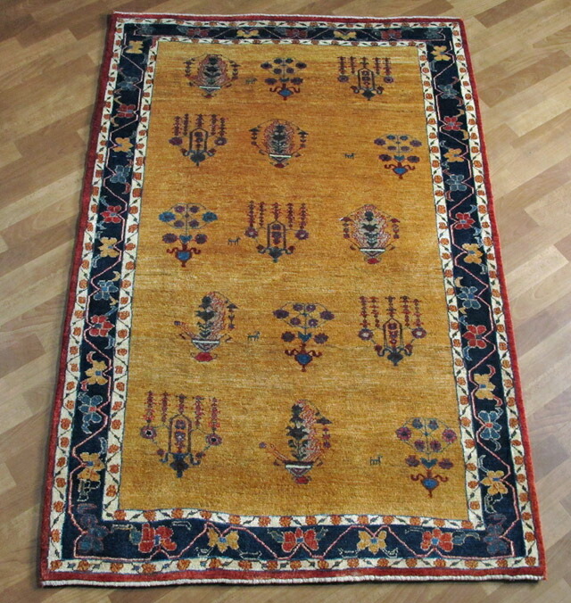 楽天市場】イラン製 ゾランヴァリ ギャッベ 188×124cm リビングサイズ