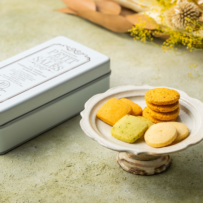 楽天市場】鎌倉レザンジュ プティフールサレ（1缶〜2缶） クッキー 缶