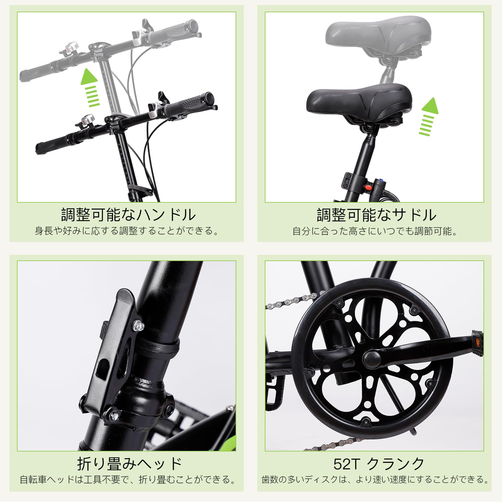 楽天市場】【軽量アルミフレーム】CYFIE 折りたたみ自転車 20インチ