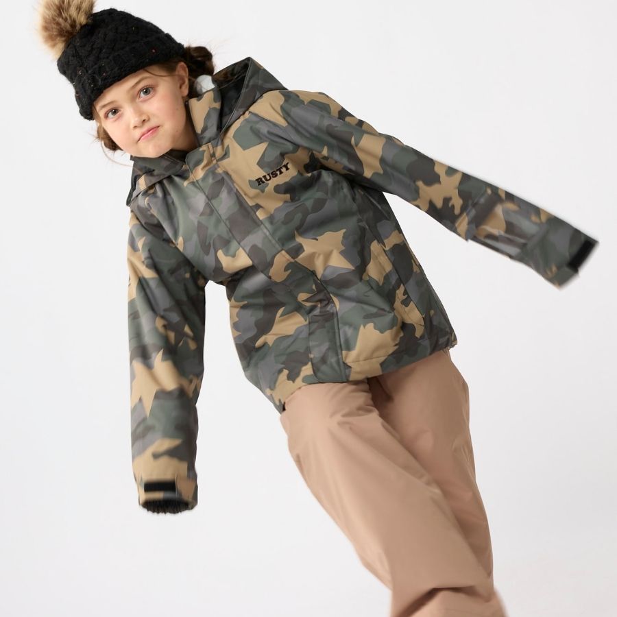 THE NORTH FACE 子供用スキーウェアカモフラージュ柄 120 THE NORTH