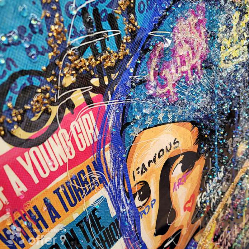 楽天市場】アートパネル 水晶絵 クリスタル アートフレーム アメコミ