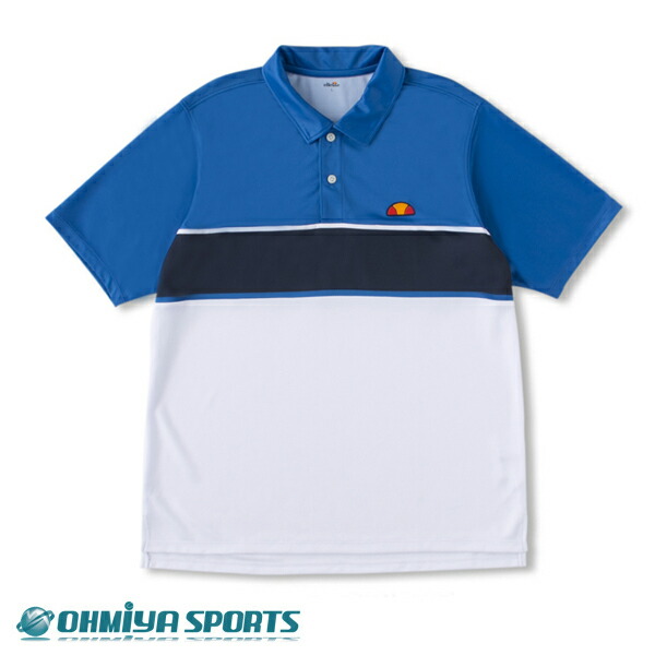 ellesse エレッセボアベスト Mサイズ ホワイト/ネイビーテニスウェア