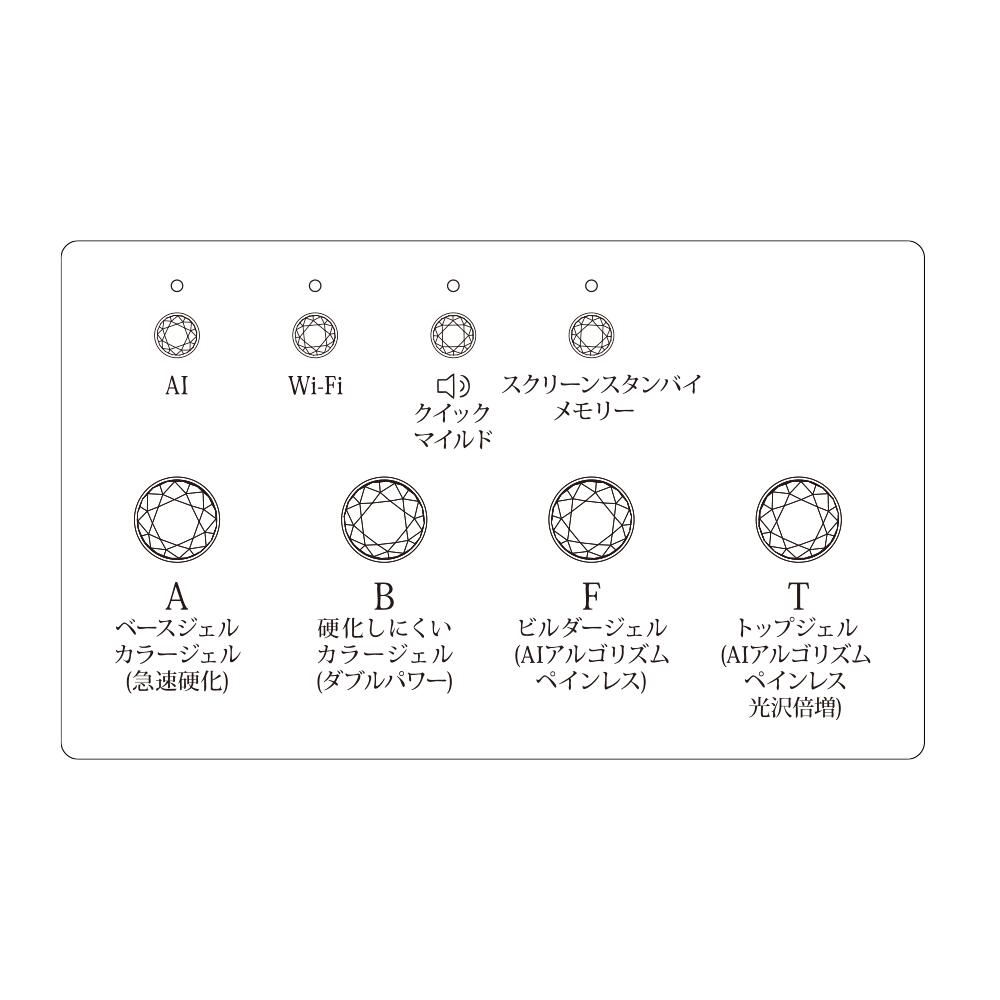 楽天市場】【送料無料】AIネイルライト用キーボード ワイヤレス