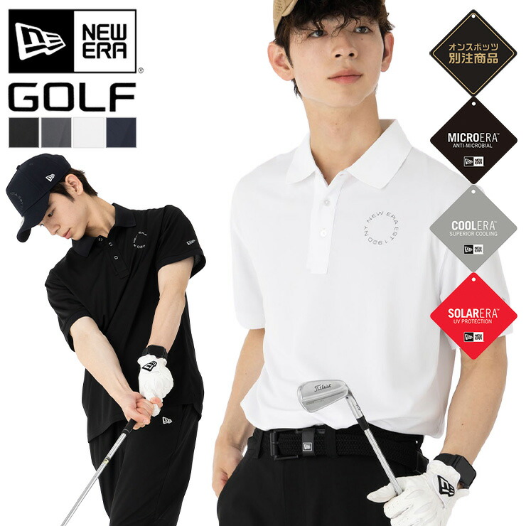 楽天市場】ニューエラ ゴルフ ウェア ポロシャツ NEW ERA GOLF 半袖
