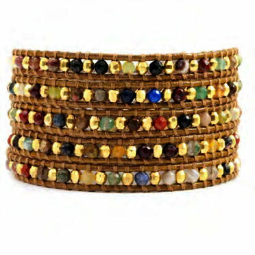 楽天市場】チャンルー CHAN LUU マルチミックスストーン＆ゴールド5連