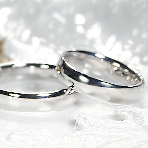 楽天市場】Pt1000 純プラチナ 甲丸 リング【4.5mm】【送料無料】【刻印