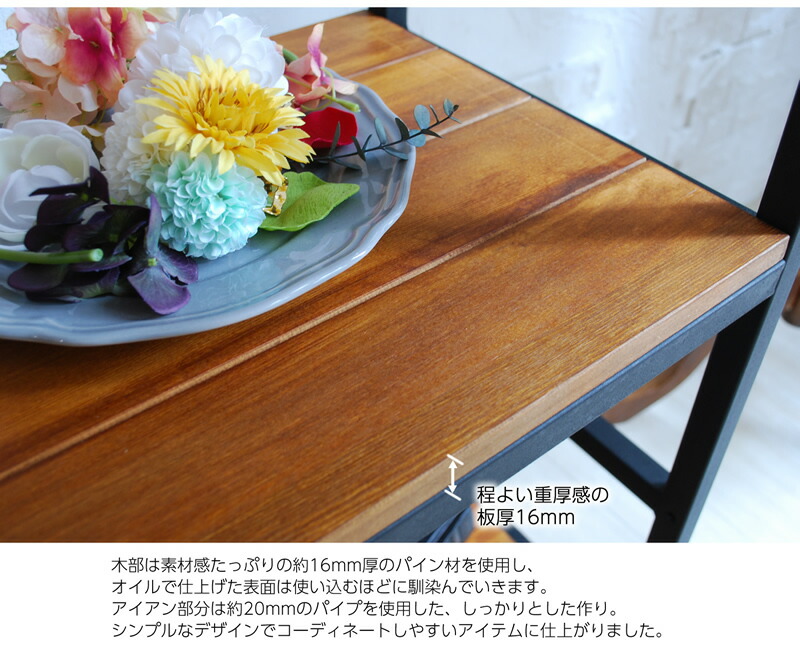 楽天市場】アイアン*ウッド システムラック 5段 スタンダード 幅60cm