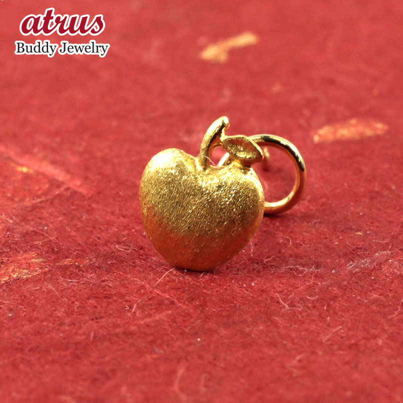 楽天市場】24金 ピアス 純金 片耳ピアス K24 りんご キャッチの