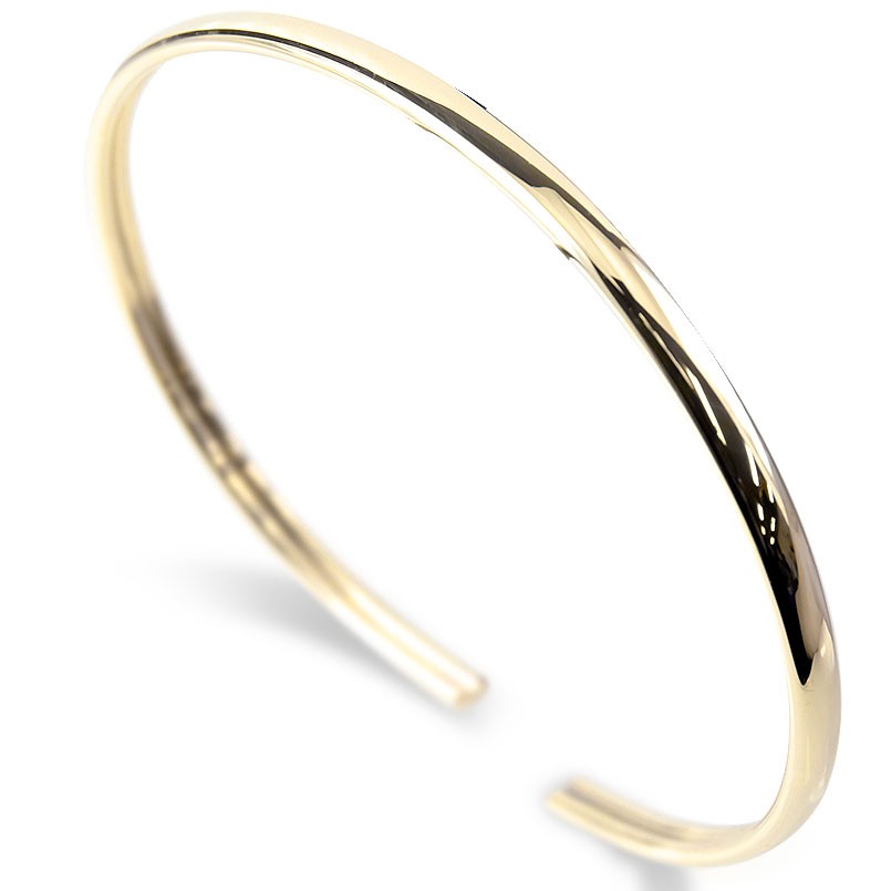 楽天市場】18金 ゴールド バングル k18 ブレスレット 18k イエロー