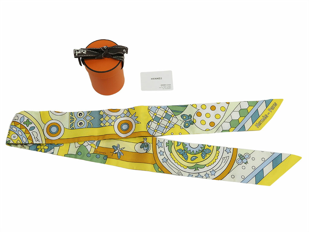 楽天市場】エルメス HERMES ツイリー スカーフ 森のささやき ジョーヌ