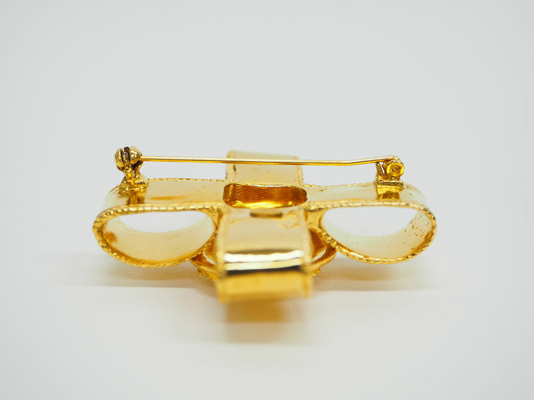 楽天市場】シャネル CHANEL ブローチ 中古 ココマーク クロスリボン