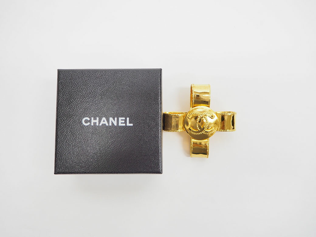 楽天市場】シャネル CHANEL ブローチ 中古 ココマーク クロスリボン