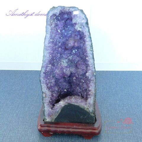 楽天市場】天然石 アメジスト ドーム クラスター パワーストーン 紫