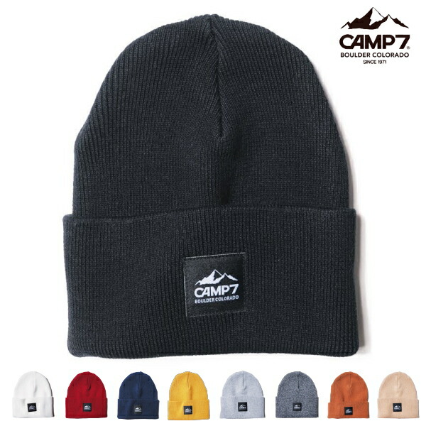 楽天市場】ニットキャップ CAMP7 キャンプセブン ニット帽 CAP-9502