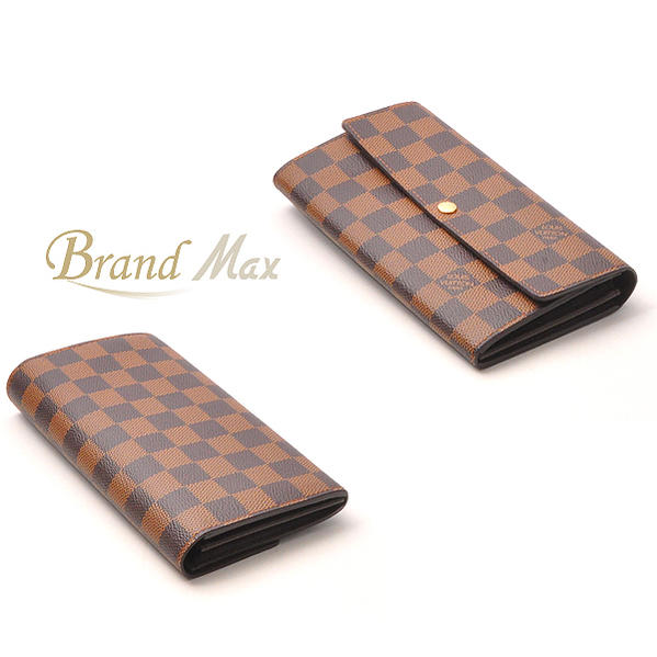 楽天市場】ルイヴィトン ダミエ ポルトフォイユサラ 長財布 N61734【未