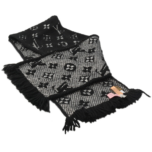 Louis Vuitton ロゴストール ブラック LOUIS VUITTON - 美品 ルイ