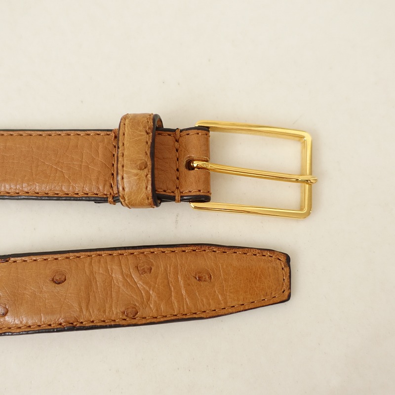 楽天市場】レユッカス Le Yucca's ostrich belt オーストリッチベルト