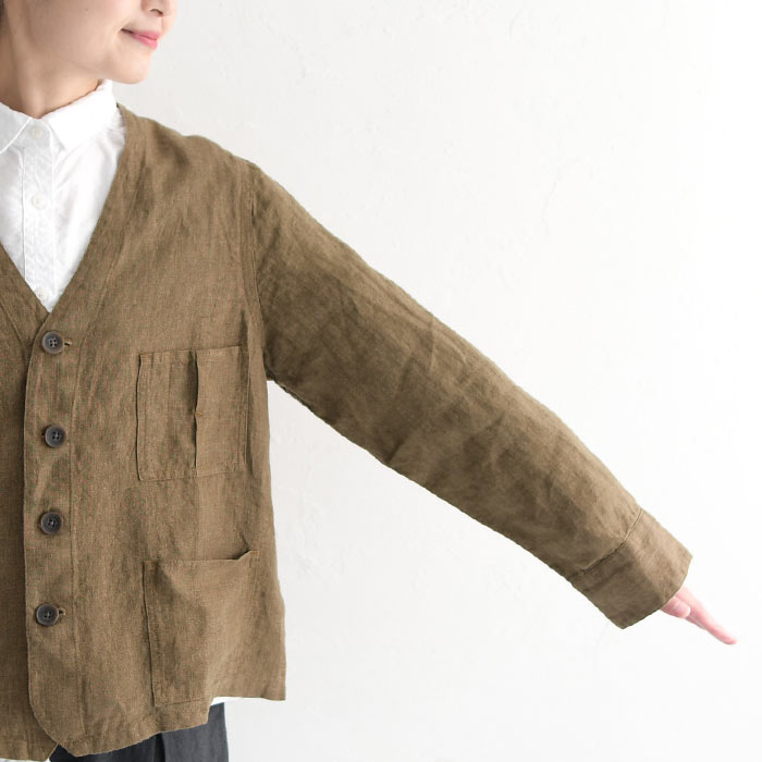 楽天市場】【高評価☆4.6】ノーカラージャケット レディース 9番手