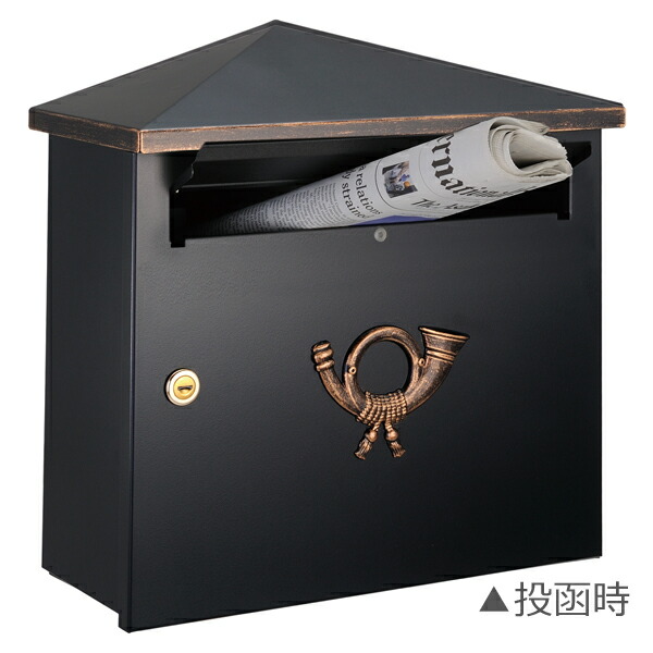 楽天市場】ポスト 郵便受け 郵便ポスト スチール ロートアイアン