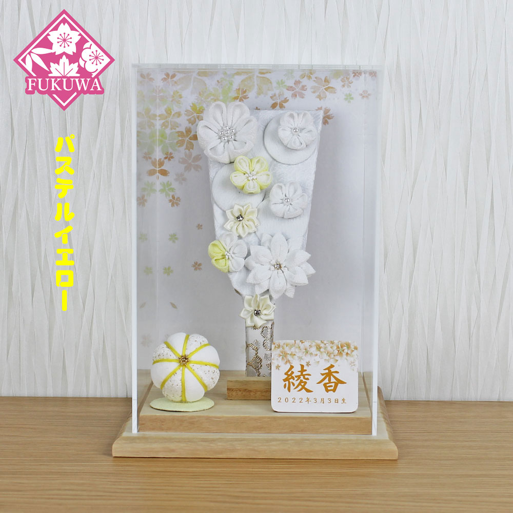 楽天市場】羽子板 初正月 ケース入り (7号 パステル つまみ細工