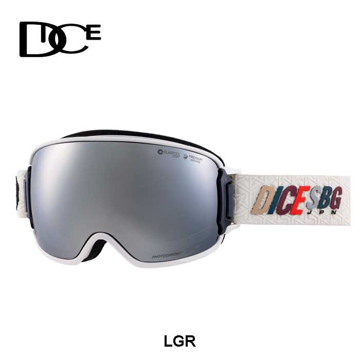 DICE ゴーグル BANK バンク 呼吸するゴーグル 新品 ガンメタ DICE