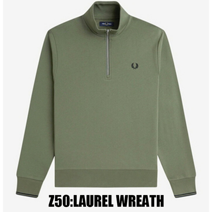 楽天市場】2025秋冬新作 FRED PERRY HARF ZIP SWEATSHIRT M3574 全16色
