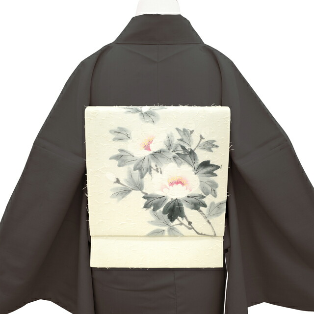 楽天市場】【新古品】 名古屋帯 九寸 リサイクル 正絹 網織紬 ひげ紬