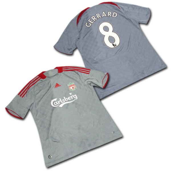 楽天市場】【ヴィンテージ】08/09 リバプール アウェイ（グレー） ＃8